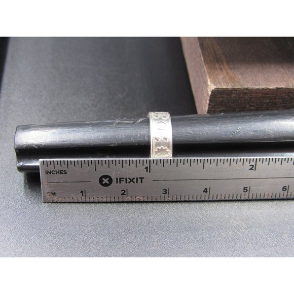 Size 3 Sterling Silver Worn Sun And Stars Toe Band Ring Vintage Statement - Picture 7 of 8